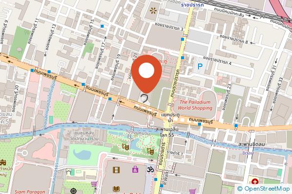 Amari Bangkok on the map