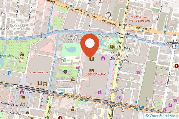 Centara Grand and Bangkok Convention Centre at CentralWorld on the map