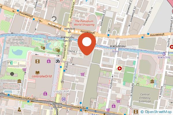 Moxy Bangkok Ratchaprasong on the map