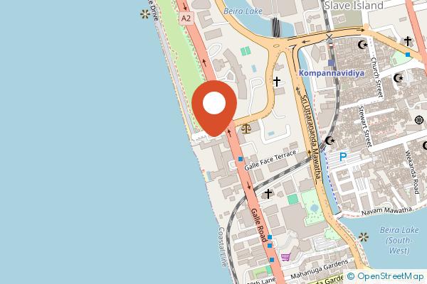 Galle Face Hotel on the map
