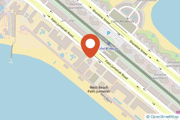 Adagio Premium The Palm on the map