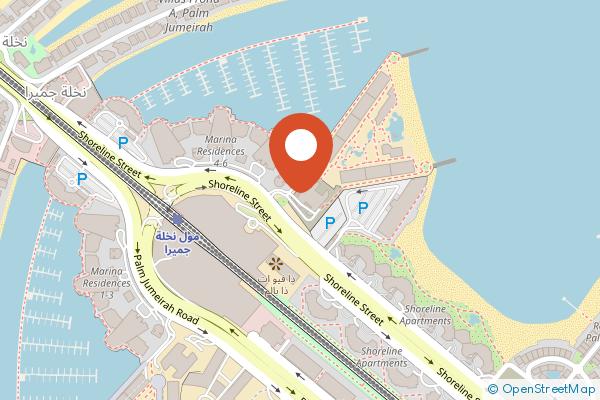 Andaz Dubai The Palm on the map