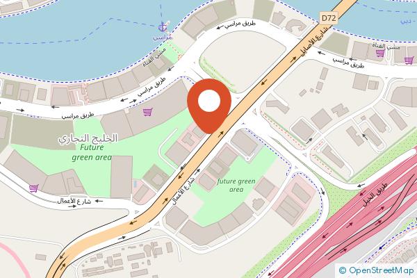 Barcelo Business Bay Dubai on the map