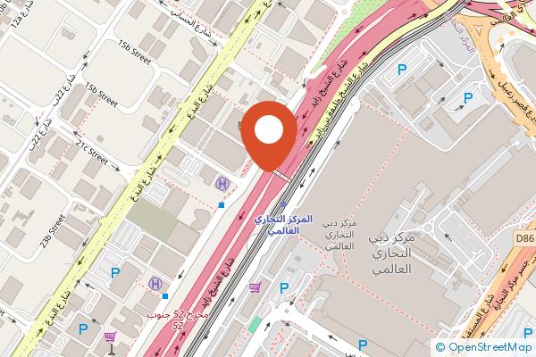 Conrad Dubai on the map