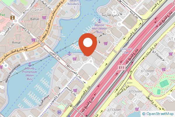 Crowne Plaza Dubai Marina by IHG on the map