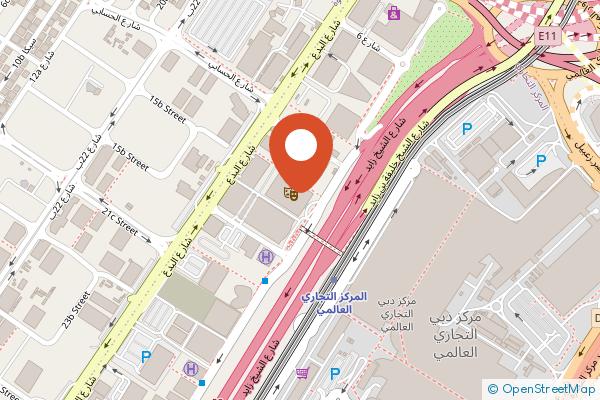 Fairmont Dubai on the map