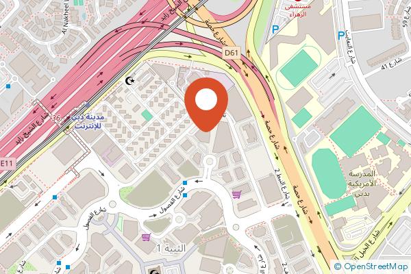 Grand Millennium Dubai on the map