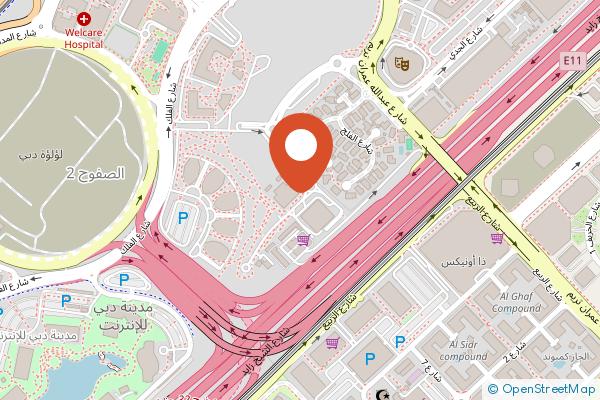 Grand Plaza Mövenpick Media City on the map