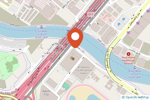 Hilton Dubai Al Habtoor City on the map