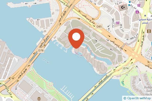 Hilton Dubai Creek Hotel and Residences on the map