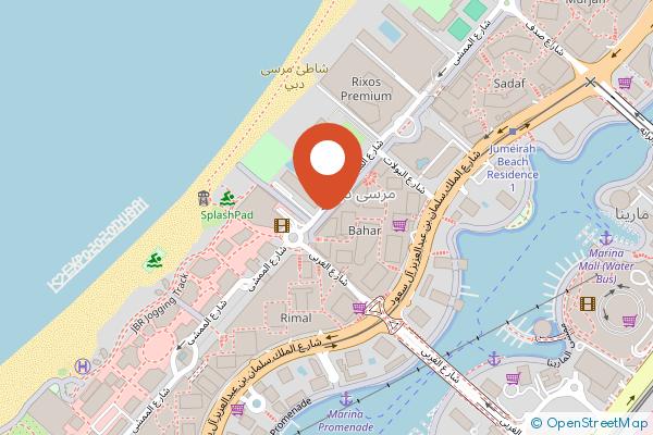 Hilton Dubai The Walk on the map