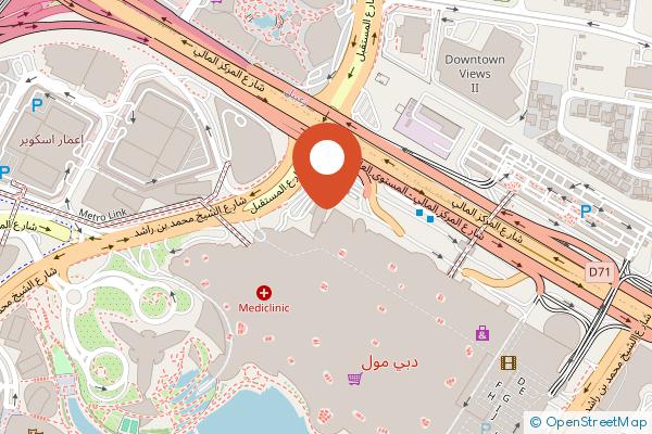 Kempinski Central Avenue Dubai on the map