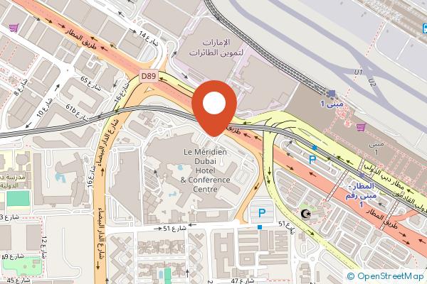 Le Meridien Dubai Hotel and Conference Centre on the map