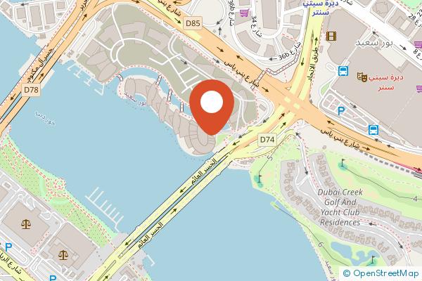 Marriott Marquis Dubai Creek on the map