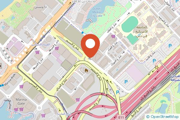 Media One Hotel Dubai on the map