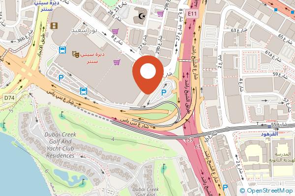 Pullman Dubai Creek City Centre on the map