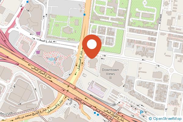 Rove Downtown Dubai on the map