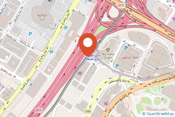 Sofitel Dubai Downtown on the map
