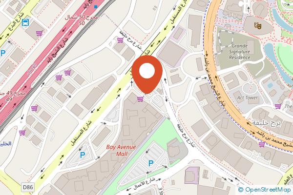 Taj Dubai on the map