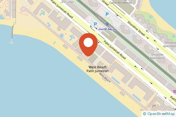 voco Dubai the Palm by IHG on the map