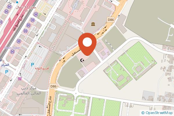 Waldorf Astoria Dubai International Financial Centre on the map