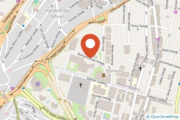 Bomonti Suites on the map