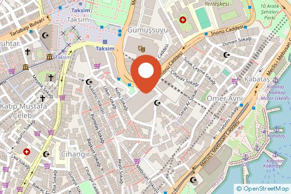 CVK Park Bosphorus Hotel Istanbul on the map