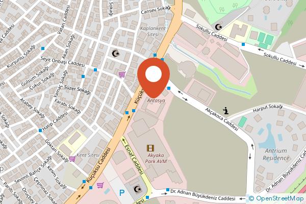 Fraser Place Antasya Istanbul on the map
