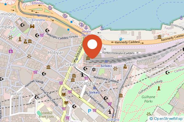 Grand Sirkeci Hotel on the map