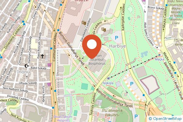 Hilton Istanbul Bosphorus on the map