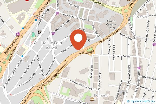 ibis Styles Istanbul Bomonti on the map
