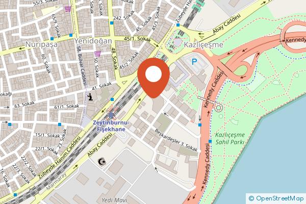 Mövenpick Hotel Istanbul Marmara Sea on the map