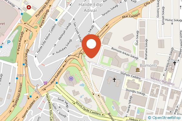 Novotel Istanbul Bomonti on the map