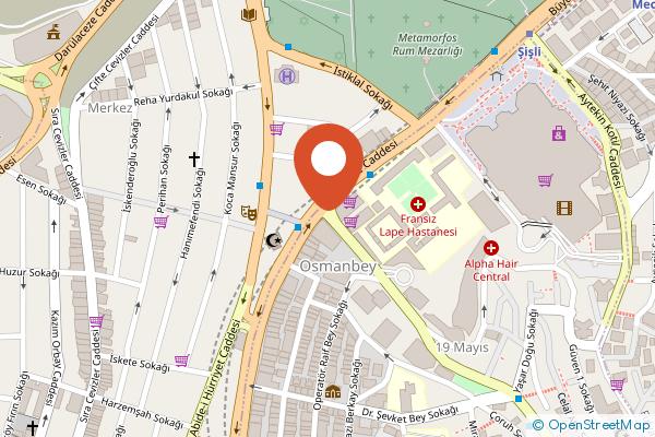 Radisson Blu Hotel, Istanbul Sisli on the map