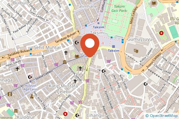 Sofitel Istanbul Taksim on the map