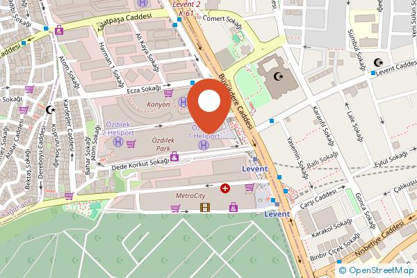 Wyndham Grand Levent Istanbul Hotel and Conference Center on the map