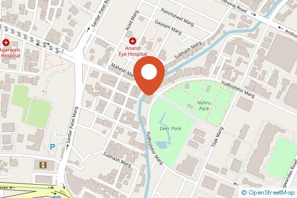 هوتل شيكا جايبور سيتي سنتر على الخريطة