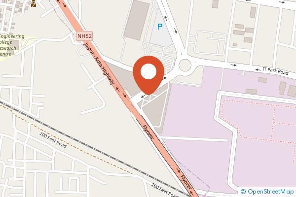 إنتركونتيننتال جايبور تونك رود باي آيتش جي على الخريطة