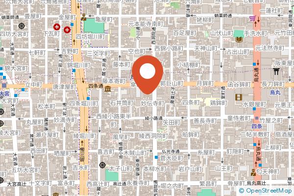 Agora Kyoto Karasuma on the map