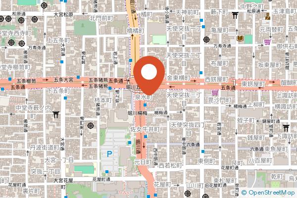 Comfort Hotel Kyoto Horikawagojo on the map