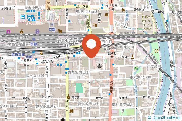DoubleTree by Hilton Kyoto Station on the map