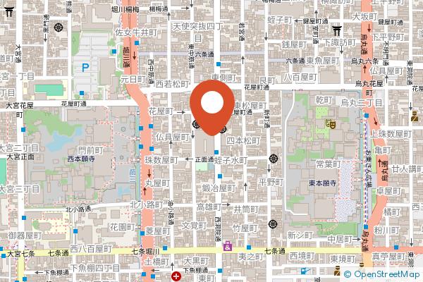 Dusit Thani Kyoto on the map