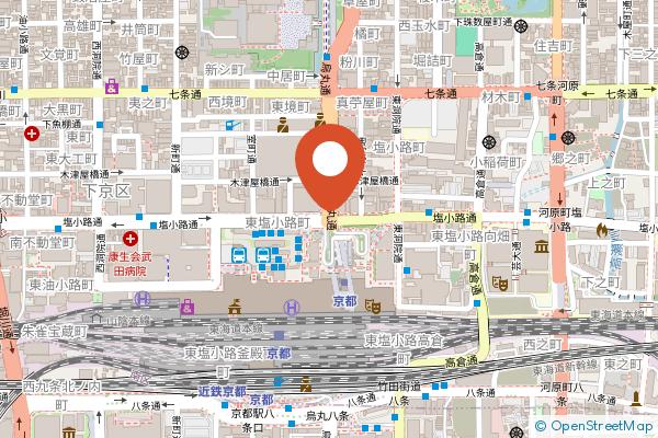 Hotel Granvia Kyoto on the map