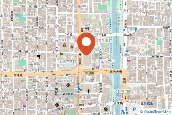 Hotel Okura Kyoto on the map