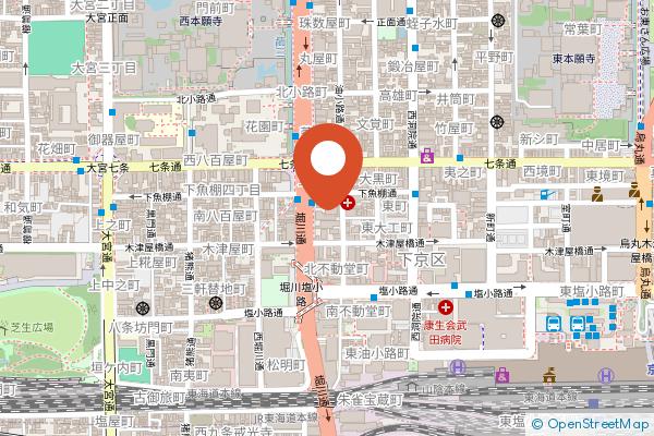 Mercure Kyoto Station on the map