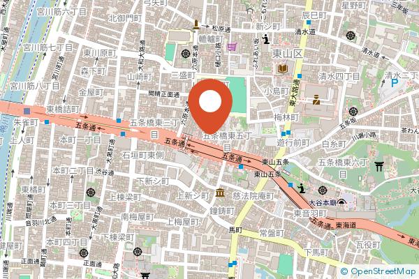 Nohga Hotel Kiyomizu Kyoto on the map