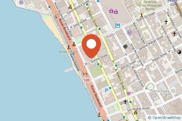 Diamond Hotel Philippines on the map
