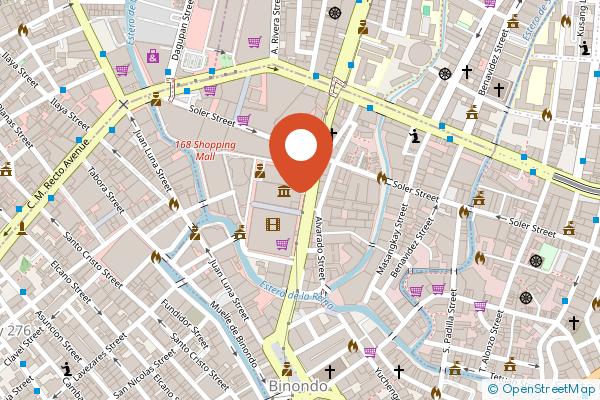 Hotel Lucky Chinatown Binondo Manila on the map