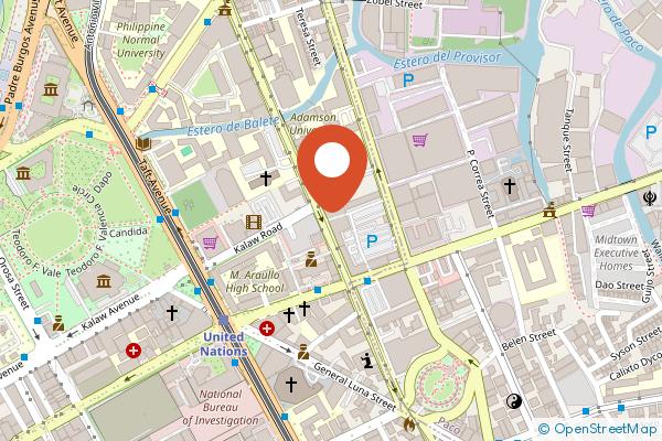 Manila Prince Hotel on the map