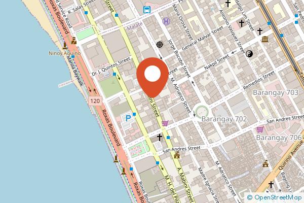 Red Planet Manila Malate Mabini on the map
